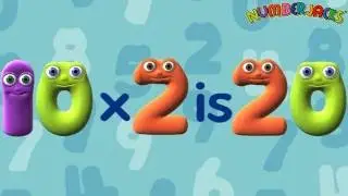2 Times Tables Song - Numberjacks