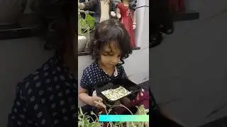 3 Year old presenting how to grow microgreen | #shorts #shortvideo #kids