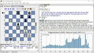 Praggnanandhaa, R   Salimova, Nurgyul, Baer Polgar Challenge, Round 8 10