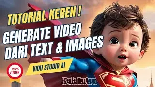 Cara Membuat Video Dari Text & Image Dengan VIDU studio #ai  #editing  | KakTutor