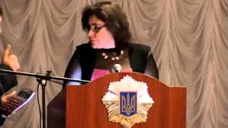 Елена Рофе-Бекетова на учредительном собрании Общественного Совета при ХОГА 21.02.2015