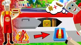 richie becomes a hotdog seller 🌭🌭 in dude theft wars