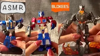 😴Soft Spoken ASMR with Transformers BLOKEES Galaxy Edition & Classic Class