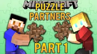 Minecraft PUZZLE PARTNER #1 with Vikkstar & Lachlan (Minecraft Puzzle Map)