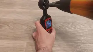 Тест скорости потока воздуха фена 