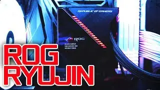 Asus ROG Ryujin 360 - AiO Liquid CPU Cooler / Unboxing und Einbau  auf i7 8700k mit Frank SIriuS