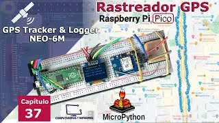 Rastreador GPS con Raspberry Pi Pico, pantalla OLED y visualización de recorrido en Google Maps