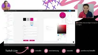 Componentes en Canva - Twitch Live!