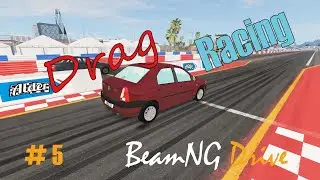 Drag Racing # 5 Lada Priora VS Reno Logan - BeamNG Drive