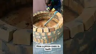 How a pizza oven is built 