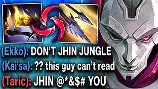 My team thought I was trolling with 1100 AD Jhin Jungle... I proved them all wrong