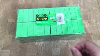 Scotch 24-Pack Magic Tape Unboxing