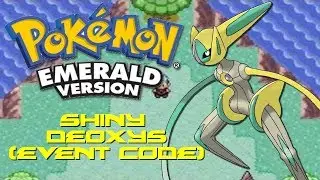 Pokemon Emerald: Shiny Deoxys! (Using AR Event Code)