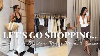 Come Shopping With Me in London | Zara, Kookai, Mango, Marks & Spencer  ✨