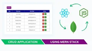 crud application using mongodb, express, react and nodejs | 