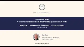 Johnjoe McFadden (2024) The bioelectric field theory of consciousness