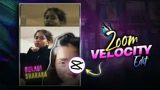 Smooth Zoom VELOCITY Effect Tutorial - Capcut | Hindi