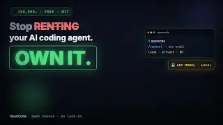 Everyone's RENTING Their AI Coding Agent — This FREE 180,000-Star One Lets You OWN It (OpenCode)