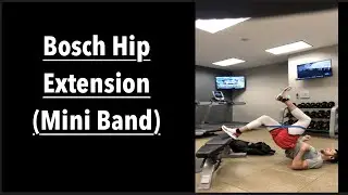BOSCH HIP EXTENSION (MINI BAND) | Glutes, Hamstrings