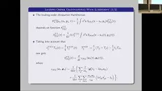 Post-Newtonian General Relativity and Gravitational Waves - Lecture 2