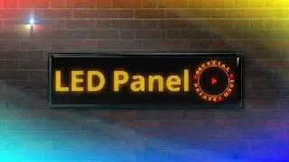 Create Realistic LED Panel for Text and Logo Animation with Fusion Tools in DaVinci Resolve 17