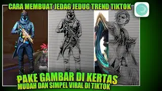 TUTORIAL CARA MEMBUAT JEDAG JEDUG FF PAKE GAMBAR DI KERTAS