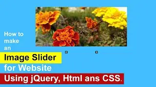 How to make an Image Slider using jQuery for Website.