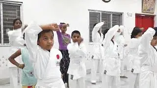 Our #karategirl from orphanage are focused to learn  #jkakarate for #healthliving #womenempowerment