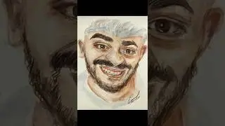 #distortion #юлик #juliusspeak #watercolor #portrait #юликикузьма #distortion