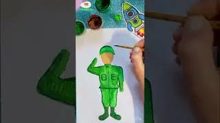 КАК НАРИСОВАТЬ СОЛДАТА