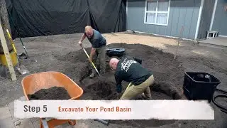How to Build a Koi Pond: Step 5 - Excavate Your Pond Basin