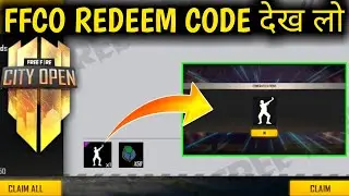 FREE FIRE CITY OPEN REDEEM CODE/FREE FIRE REDEEM CODE TODAY/FFCO REDEEM CODE/15 AUGUST REDEEM CODE.