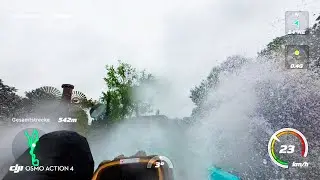 Tiroler Wildwasserbahn Onride POV with speed and g-force @ Europapark