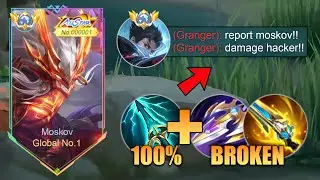 GLOBAL MOSKOV BEST BURST DAMAGE HACK BUILD FOR 2025!! (MUST TRY) MOSKOV BEST BUILD 2025!