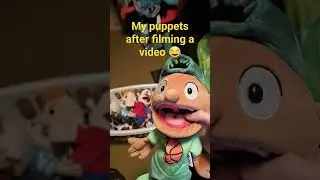 My Puppets after Filming a Video 