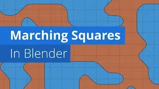 Marching Squares with Geometrynodes in Blender