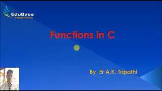 FUNCTION IN C