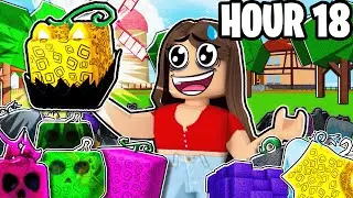 We Can't Leave Until We Roll A MYTHICAL FRUIT In Blox Fruits!