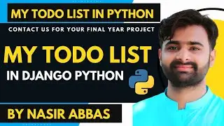 My Todo List Complete Django Python Project | Django To Do List App With User Registration & Login