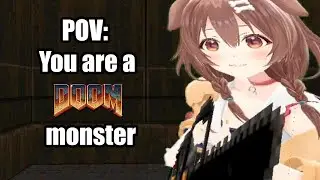POV: Inugami Korone kills you, a DOOM monster | Hololive