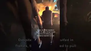 Good Samaritans Rescue Man From Burning Car