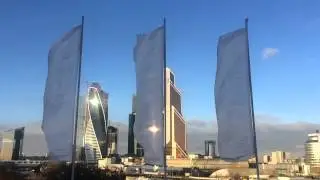 Slow motion flags of peace