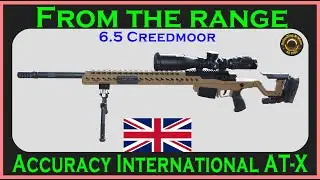 Accuracy International AT-X Rifle 6.5 Creedmoor with Swarovski dS optic - From the shooting range.