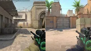 CSGO vs CS2 AWP Zoom Comparison