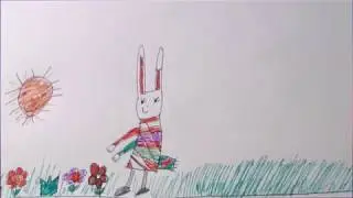 Рисуем зайчика
