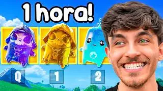 I TRIED TO GET ALL THE ELEMENTALS IN 1 HOUR IN FORTNITE!