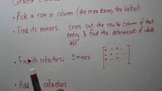 Calculating Determinants