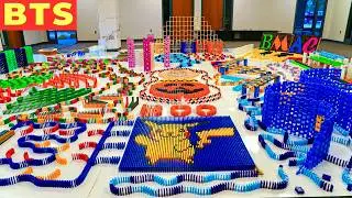 23,000 Dominoes ft. Pikachu & Charlie Brown (BMAC 17 Behind the Scenes)