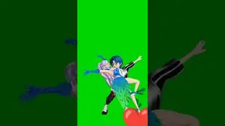 green screen 3D animation cartoon dance video 