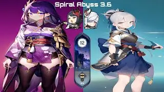 Raiden Overload & Ayaka Premium Freeze | Floor 12 (9 Stars) | Spiral Abyss 3.6 | - Genshin Impact